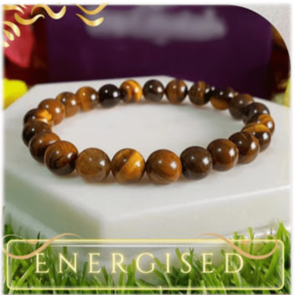 Russian Brown Tiger Eye Crystal Bracelet - Image 2