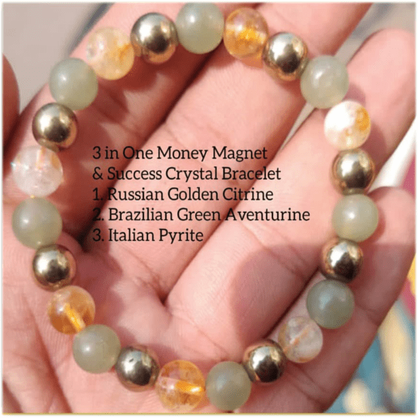 Money Magnet Crystal Bracelet - Image 2