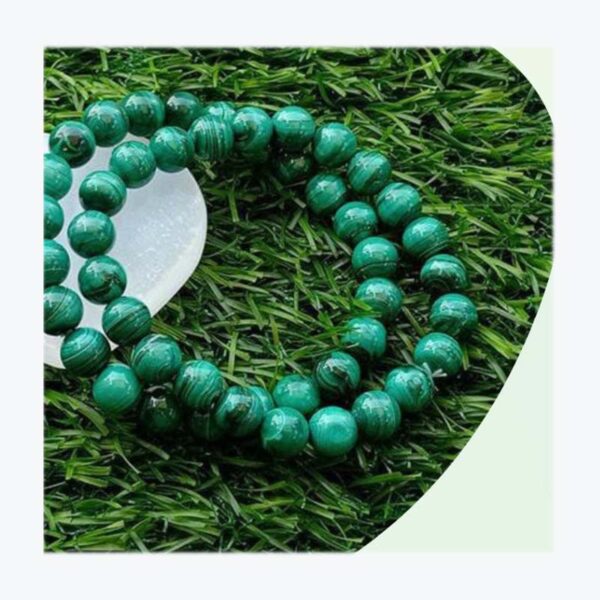 Russian Premium Melachite Stone Bracelet - Image 2