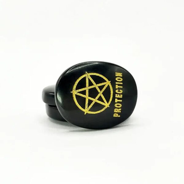 Russian Black Tourmaline Protection Zibu Coin