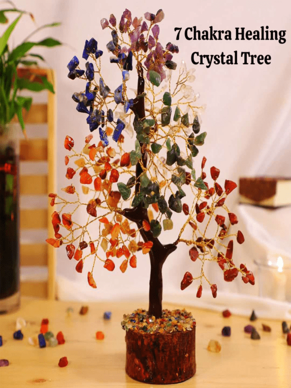 7 Chakra Healing Crystal Tree