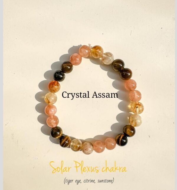 Healing & Energized Solar Plexus Chakra Balancing Crystal Bracelet