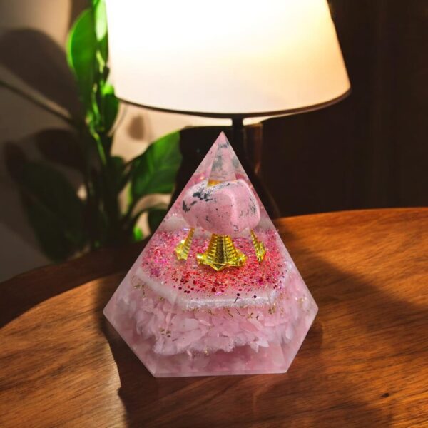 High Grade Premium Healing & Energized Attract Love & Compassion Pyramid - Image 2