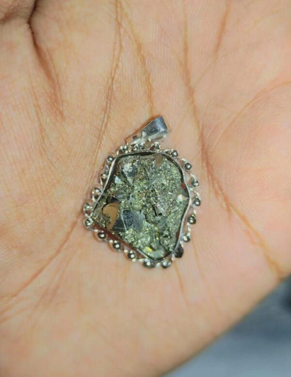 Peru Pyrite Crystal Pandent - Image 2