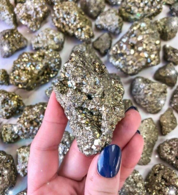 Premium Peru Pyrite Raw Crystal