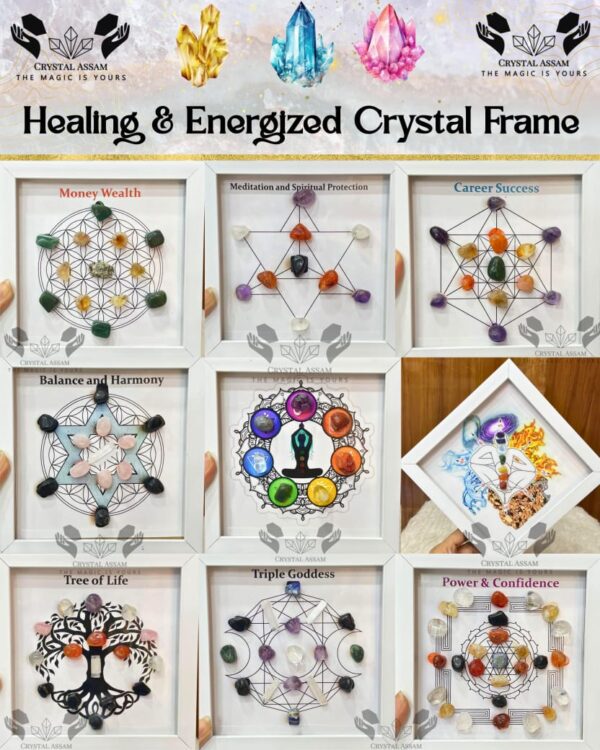 Healing & Energized Crystal Frame
