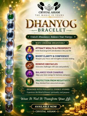 Russian Healing and Energized DHANYOG Crystal Bracelet