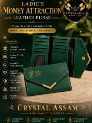 Ladies Money Attraction Leather Purse